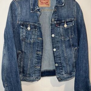 Levi's Blue ex boyfriend Denim Jacket